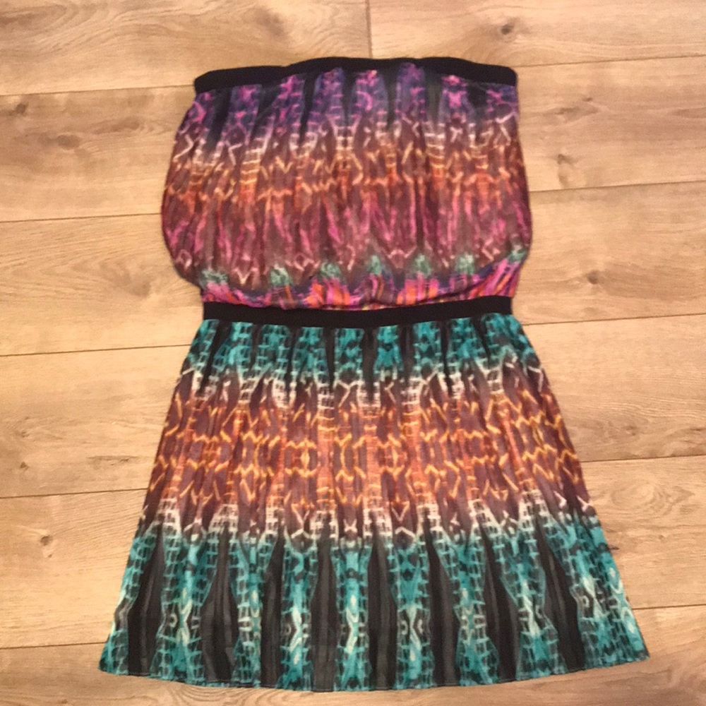 Size Medium BCBG Strapless Mini Dress